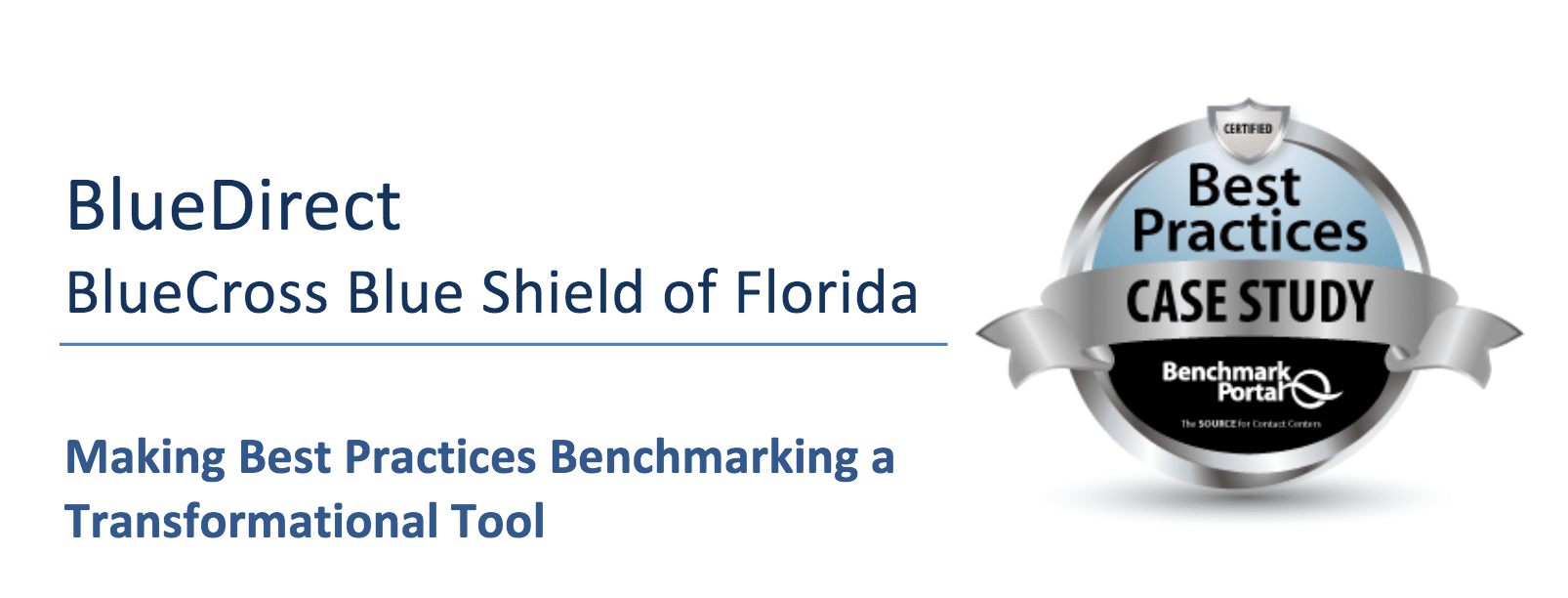 bluedirect case study benchmarkportal blue cross blue shield florida customer service