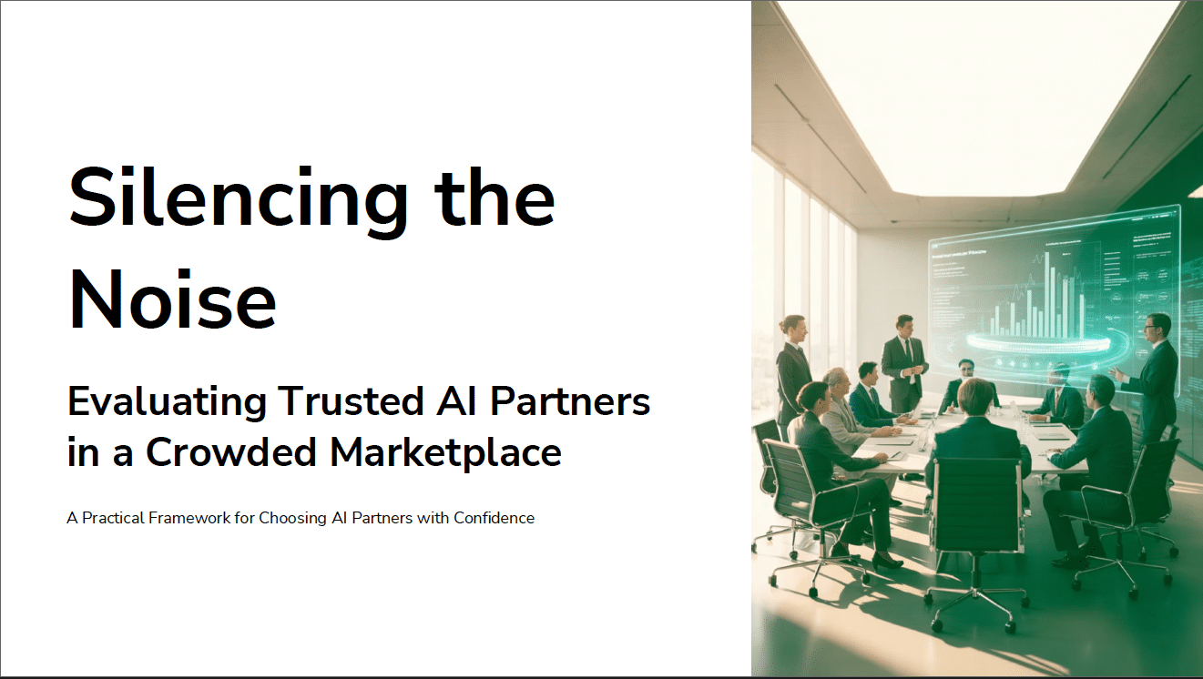 Call Center Campus Attendee Page 11 Silencing the Noise: Evaluating Trusted AI Partners in a Crowded Marketplace