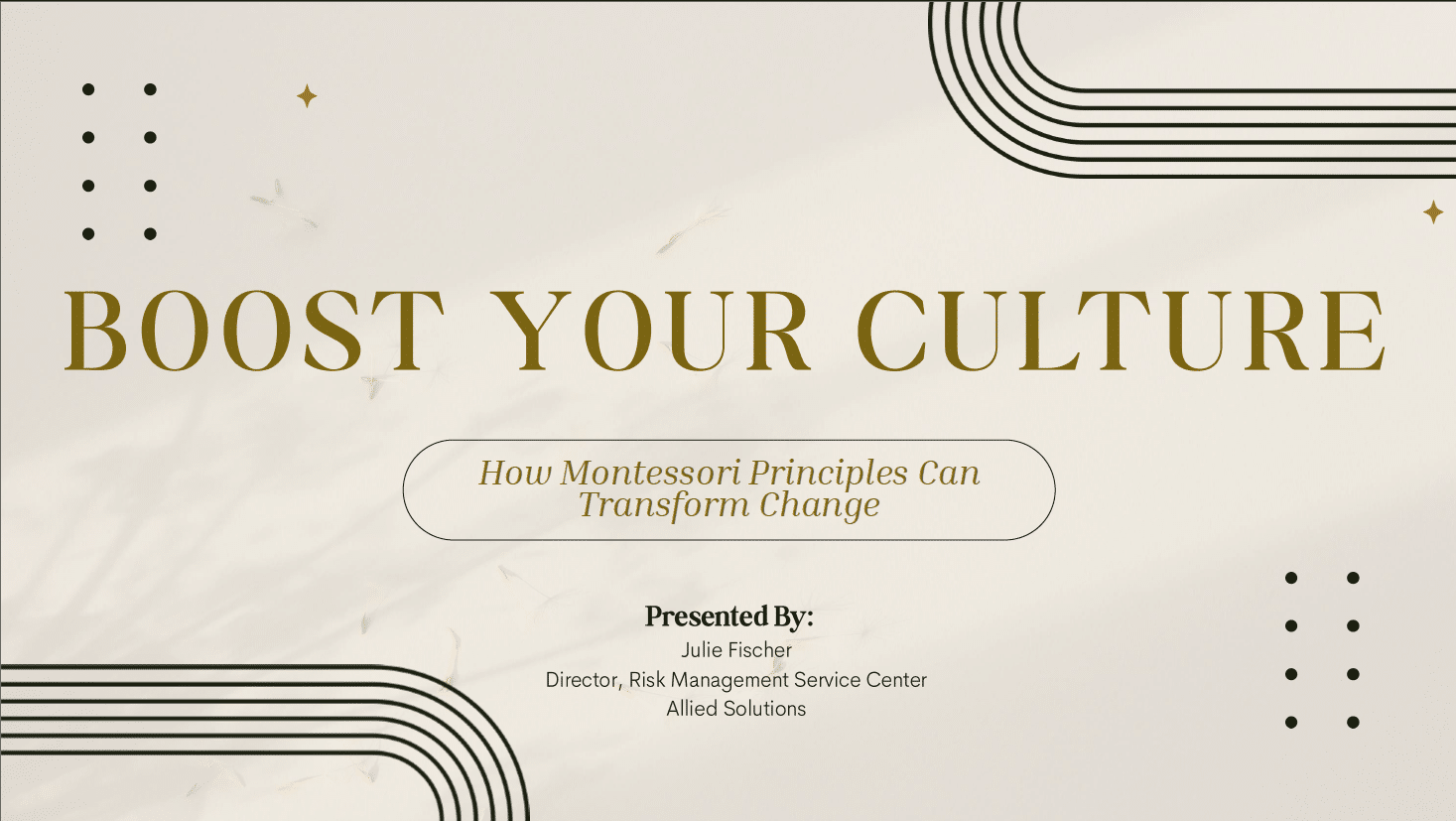 Call Center Campus Attendee Page 10 Boost Your Culture: How Montessori Principles Can Transform Change Management