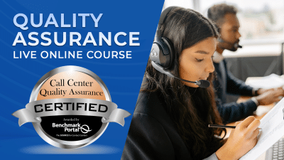 Call Center Quality Assurance Training Certification 3 Contact Center Quality Assurance Certification LIVE ONLINE – March 24-25, 2026